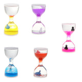 Maxbell Animal Oil Liquid Hourglass Floating Bubble Motion Timer Sensory Toy Blue