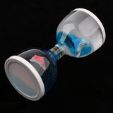 Maxbell Animal Oil Liquid Hourglass Floating Bubble Motion Timer Sensory Toy Blue