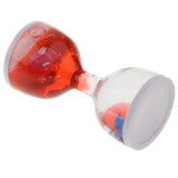 Maxbell Animal Oil Liquid Hourglass Floating Bubble Motion Timer Sensory Toy Red