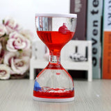 Maxbell Animal Oil Liquid Hourglass Floating Bubble Motion Timer Sensory Toy Red