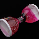 Maxbell Animal Oil Liquid Hourglass Floating Bubble Motion Timer Sensory Toy Pink