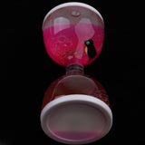 Maxbell Animal Oil Liquid Hourglass Floating Bubble Motion Timer Sensory Toy Pink