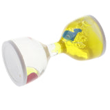 Maxbell Animal Oil Liquid Hourglass Floating Bubble Motion Timer Sensory Toy Yellow