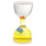 Maxbell Animal Oil Liquid Hourglass Floating Bubble Motion Timer Sensory Toy Yellow