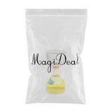 Maxbell Animal Oil Liquid Hourglass Floating Bubble Motion Timer Sensory Toy Yellow