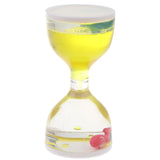 Maxbell Animal Oil Liquid Hourglass Floating Bubble Motion Timer Sensory Toy Yellow