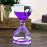 Maxbell Animal Oil Liquid Hourglass Floating Bubble Motion Timer Sensory Toy Purple