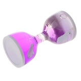 Maxbell Animal Oil Liquid Hourglass Floating Bubble Motion Timer Sensory Toy Purple