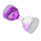 Maxbell Animal Oil Liquid Hourglass Floating Bubble Motion Timer Sensory Toy Purple