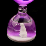 Maxbell Animal Oil Liquid Hourglass Floating Bubble Motion Timer Sensory Toy Purple