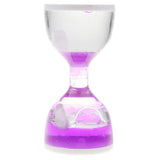 Maxbell Animal Oil Liquid Hourglass Floating Bubble Motion Timer Sensory Toy Purple