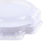 Maxbell Clear Plastic Metal Fusion 4D Stadium Plate Combat Stadium White