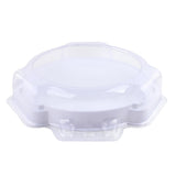 Maxbell Clear Plastic Metal Fusion 4D Stadium Plate Combat Stadium White