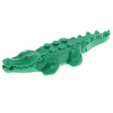 Maxbell Children Plastic Animal Crocodile Building Blocks Educational Toy Green