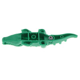 Maxbell Children Plastic Animal Crocodile Building Blocks Educational Toy Green