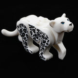 Maxbell Children Plastic Animal Leopard Building Blocks Educational Toy Gray White