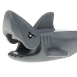 Maxbell Children Plastic Animal Shark Building Blocks Educational Toy Gray