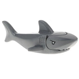 Maxbell Children Plastic Animal Shark Building Blocks Educational Toy Gray