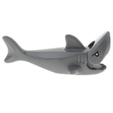 Maxbell Children Plastic Animal Shark Building Blocks Educational Toy Gray