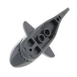 Maxbell Children Plastic Animal Shark Building Blocks Educational Toy Gray
