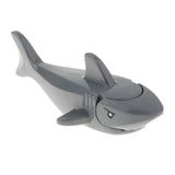Maxbell Children Plastic Animal Shark Building Blocks Educational Toy Gray