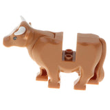 Maxbell Children Plastic Assembly Animal Building Blocks Educational Toy- Cattle