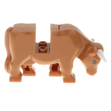 Maxbell Children Plastic Assembly Animal Building Blocks Educational Toy- Cattle