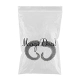 Maxbell Simulation Black Sheep Horns Costume Accessory for DIY Hair Headband 9x8cm