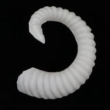 Maxbell Simulation White Sheep Horns Costume Accessory for DIY Headband  8x7.5cm