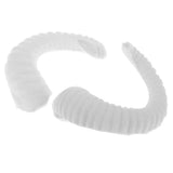 Maxbell Simulation White Sheep Horns Costume Accessory for DIY Headband  8x7.5cm