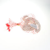 Maxbell Simulation White Sheep Horns Costume Accessory for DIY Headband  13.5x12cm