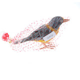 Maxbell Simulation Kingfisher Model Kids Toy for Home Garden Ornaments Collection