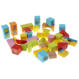 Maxbell 46PCS Wooden Geometry Cognitive Blocks Stacking Game Kids Toy -Marine Animal