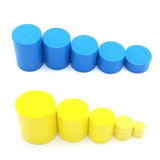 Maxbell Wooden Montessori Knobless Cylinders Set Kids Kids Early Developmental Toy