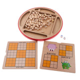 Max 5 in 1 Wooden Chess Board Game Chinese Checkers Educational Kid Toy Gift