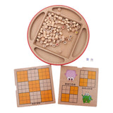 Max 5 in 1 Wooden Chess Board Game Chinese Checkers Educational Kid Toy Gift