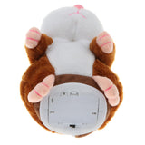 Max 18cm Electric Plush Talking Hamster Kids Interactive Toy Gift  Brown