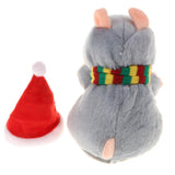 Max 18cm Electric Plush Talking Hamster Kids Interactive Toy Gift  Gray 3