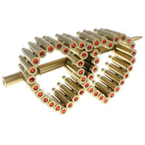 Max Shells Casings Shaped Metal Art Craft Double Heart Arrow Model Home Decor