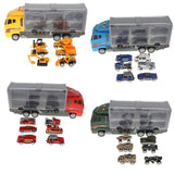 Maxbell 7pcs Container Alloy Car Set Kids Toy Car Christmas Gift Fire Truck