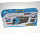 Maxbell 7pcs Container Alloy Car Set Kids Toy Car Christmas Gift Fire Truck