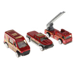 Maxbell 7pcs Container Alloy Car Set Kids Toy Car Christmas Gift Fire Truck