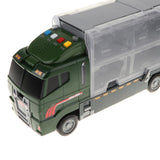 Maxbell 7pcs Container Alloy Car Set Kids Toy Car Christmas Gift Military Vehicle