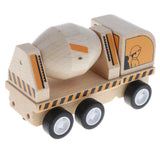 Maxbell Simulation Wooden Assembly Engineering Car Vehicle Kids Toy Mixing Vehicle