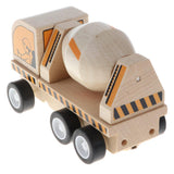 Maxbell Simulation Wooden Assembly Engineering Car Vehicle Kids Toy Mixing Vehicle