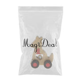 Maxbell Wood Baby Handbell Rattle Educational Grasping Montessori Toy Gifts Kangaroo