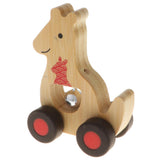 Maxbell Wood Baby Handbell Rattle Educational Grasping Montessori Toy Gifts Kangaroo