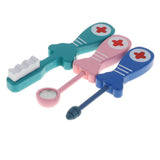 Maxbell 6 Pcs/Set Dentist Set Play Wooden Dental Tools Simulation Medicine Kits Toy