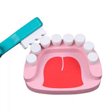 Maxbell 6 Pcs/Set Dentist Set Play Wooden Dental Tools Simulation Medicine Kits Toy