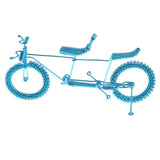 Maxbell Hand Made Metal Craft Bicycle Model Toy Office Desk Home Decor Blue